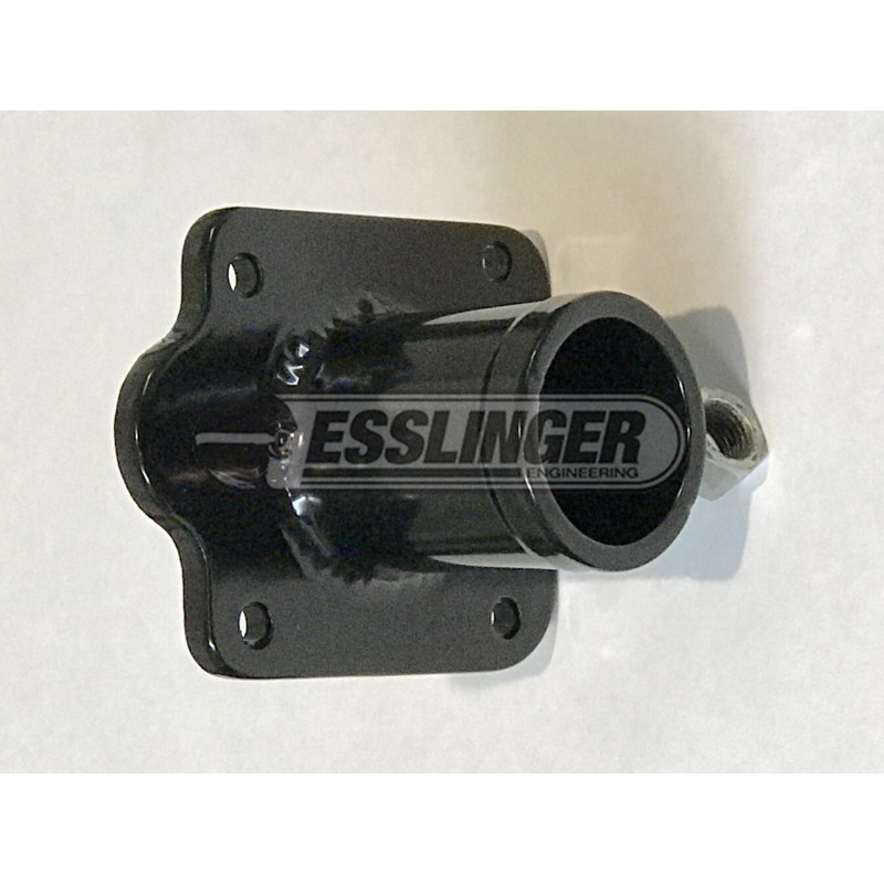 Black Aluminum 1.5" Water Inlet Housing