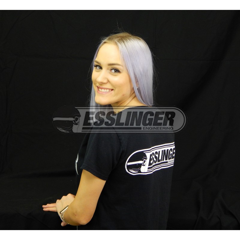 Esslinger Womens Black Skull T-shirt