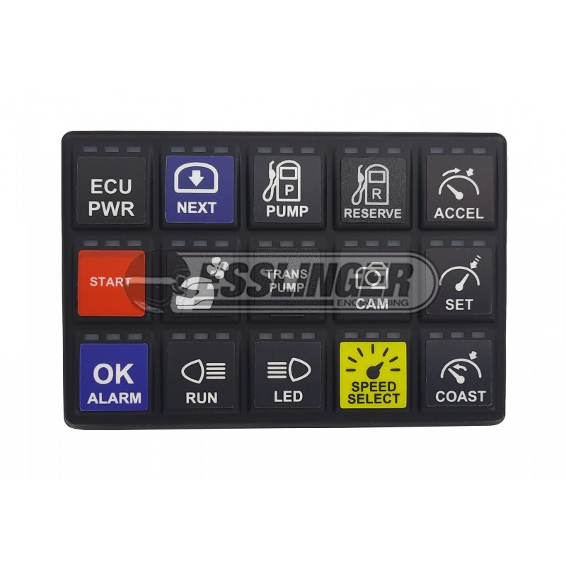 MoTeC 15 Button CAN Keypad