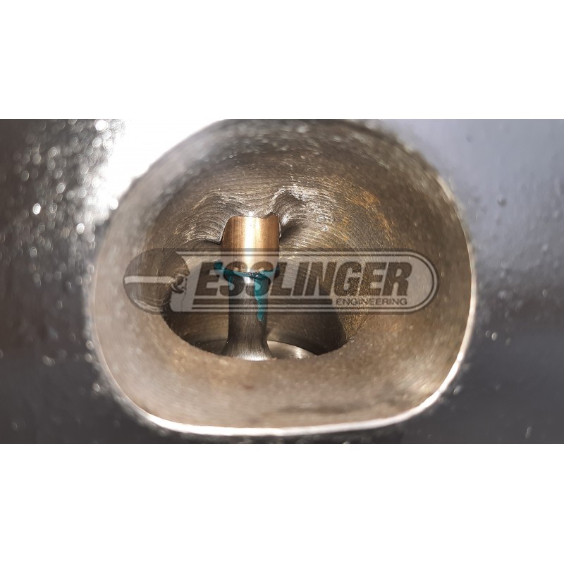 CNC Ported Iron Closed Chamber D-port Head