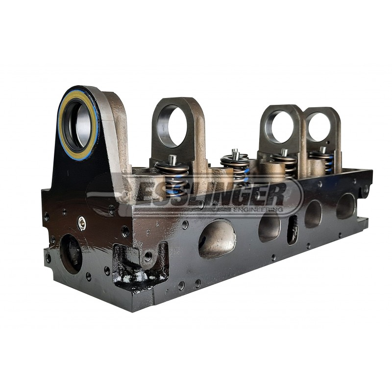 CNC Ported Iron Closed Chamber D-port Head
