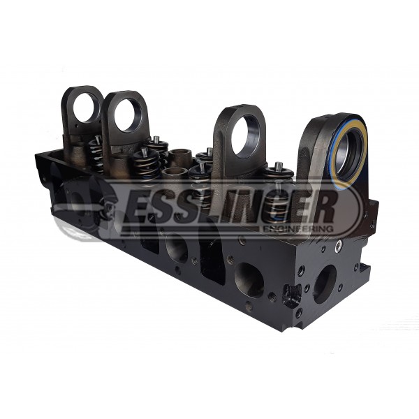 CNC Ported Iron Closed Chamber D-port Head