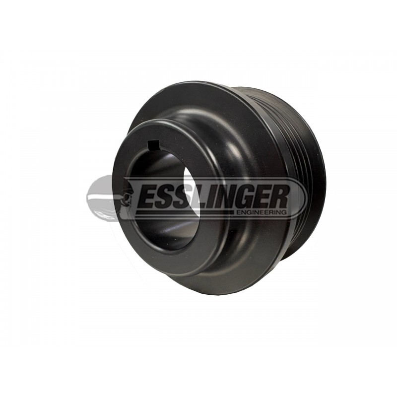 Serpentine Crank Pulley - Black 2.9"