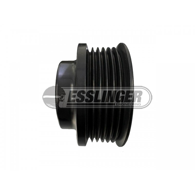 Serpentine Crank Pulley - Black 2.9"