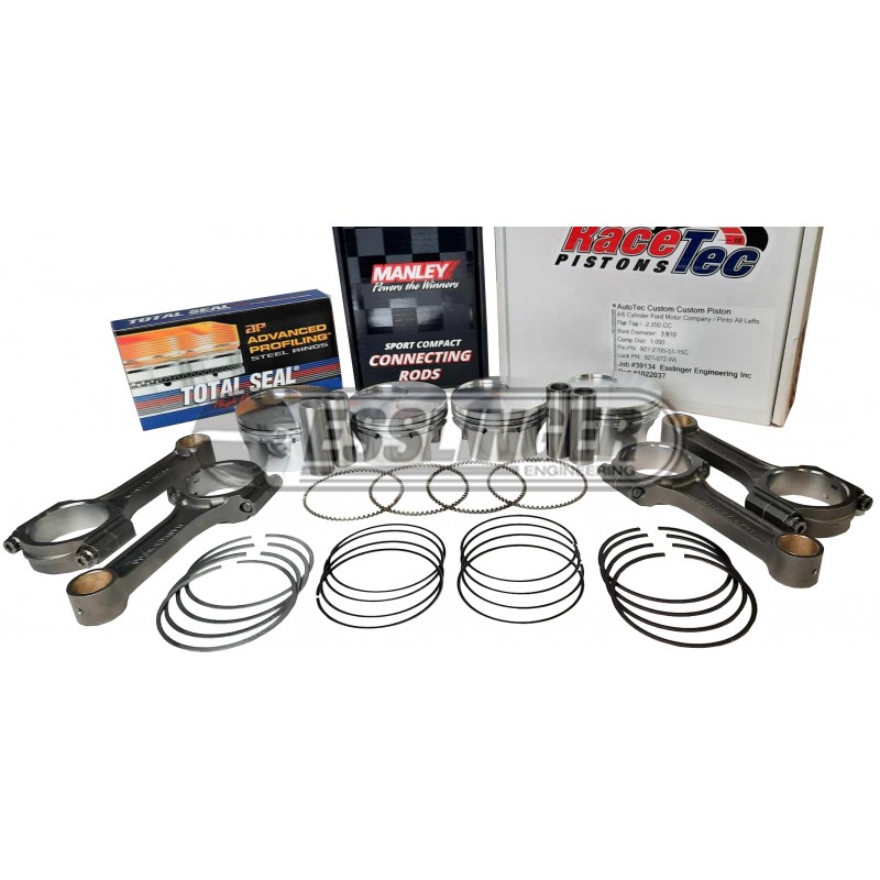 FORD 2300 SOHC 5.7" Long Rod & Piston Kit .040" over ON SALE 20% OFF!