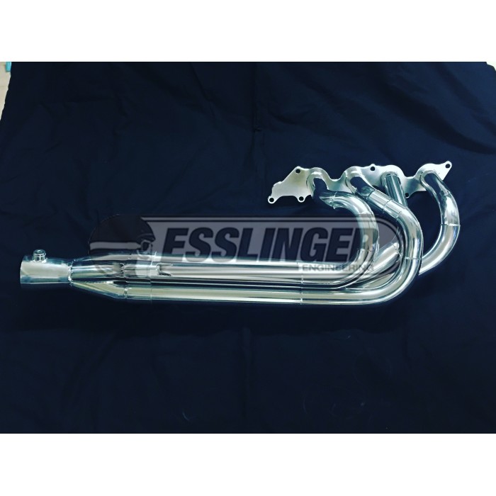 Ford Duratec Stockcar Header - Silver