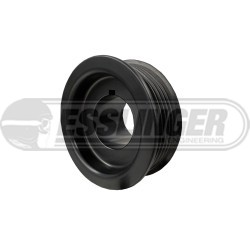 Serpentine Crank Pulley - Black 2.9"