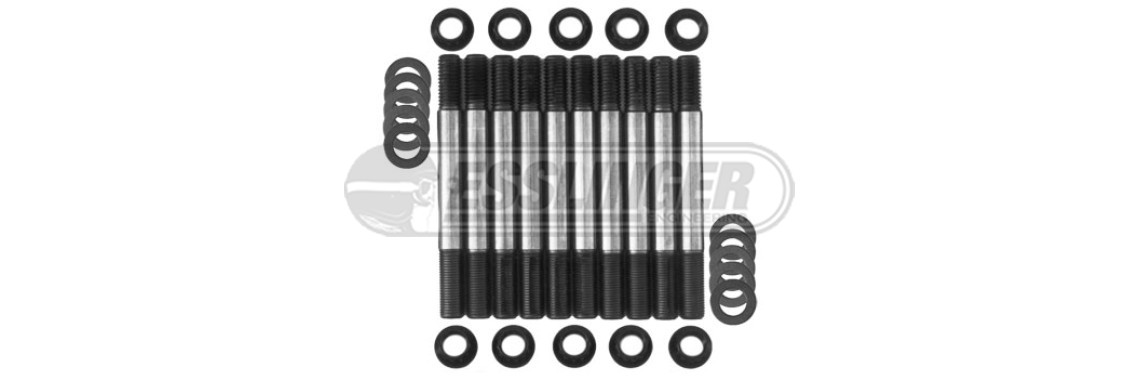 Head studs, oil pan gasket and rear main seal for the Ford SOHC